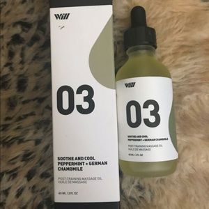 Way of will cooling post workout oil.